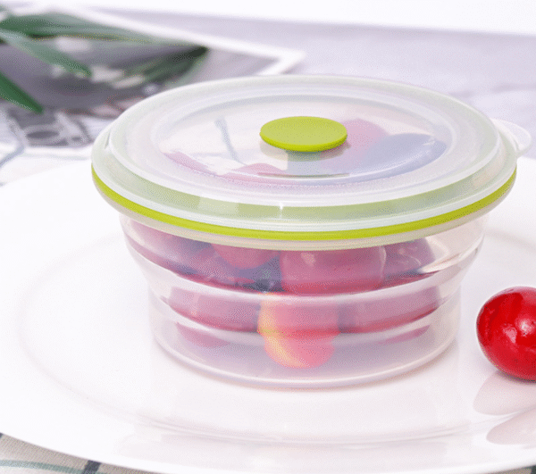 Collapsible Food Storage Container - Round - Image 4