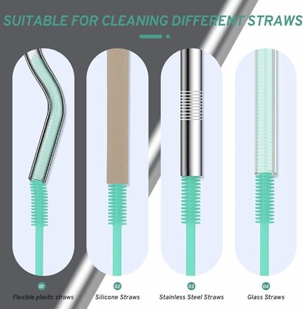 Silicone Straw Brush Set - Image 4