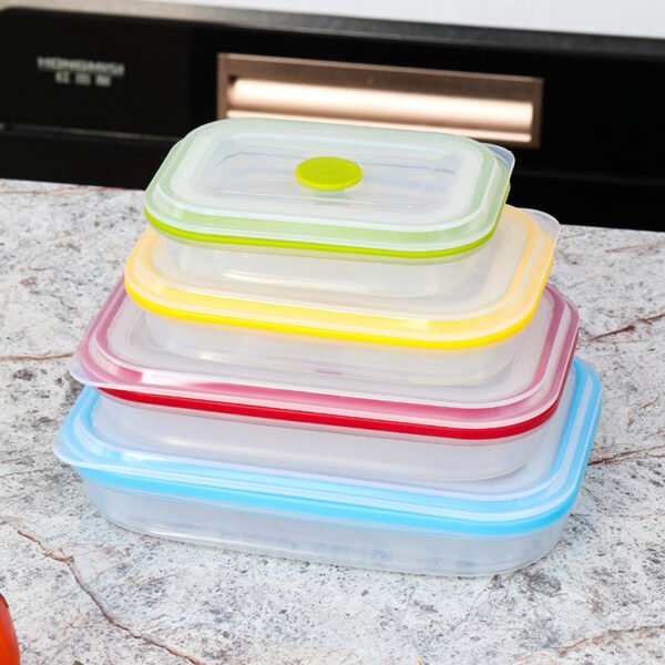 Collapsible Food Storage Container _Rectangle - Image 6