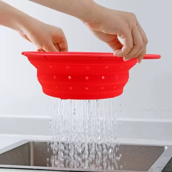 Collapsible Silicone Colander - Image 3