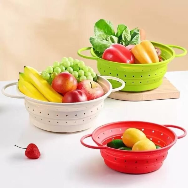 Collapsible Silicone Colander - Image 4