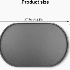 Food-Grade Silicone Pet Feeding Mat with High-Lip Edge | Yobonjee OEM/ODM