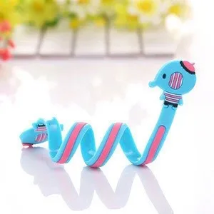 Custom cartoon rubber silicone cable winder OEM factory direct
