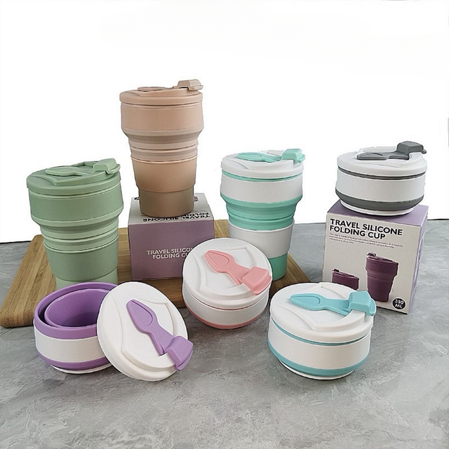Collapsible Silicone Travel Cup OEM Wholesale Yobonjee