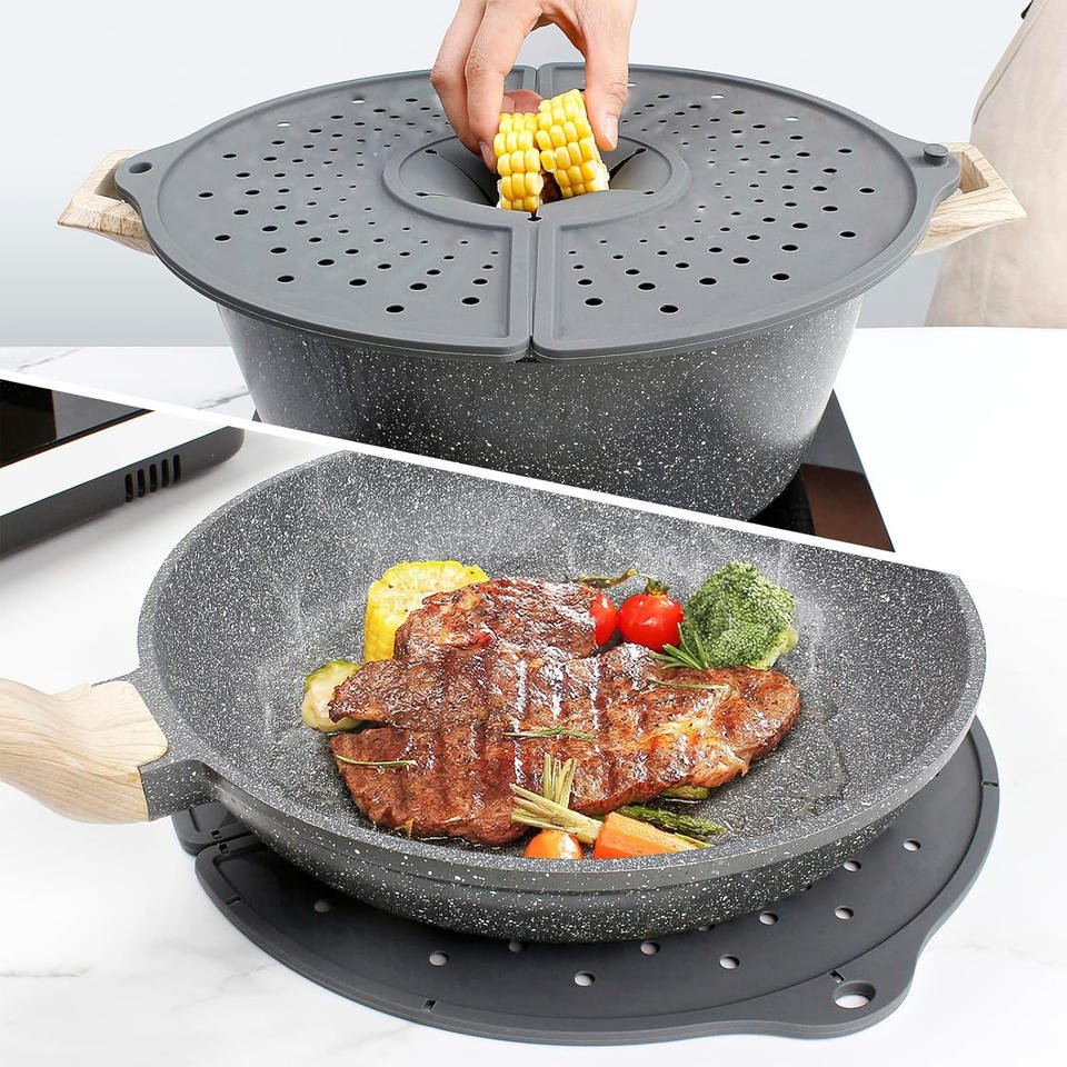 Heat Resistant Silicone Stove Guard Foldable